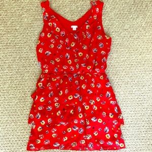 Target Red sleeves dress